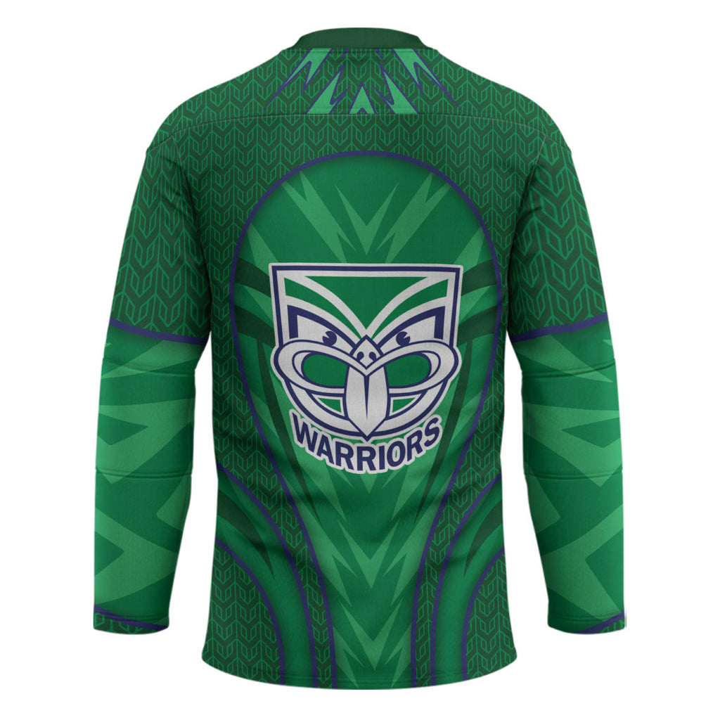 New Zealand Warriors Rugby Mascot Hockey Jersey Australian Rugby Culture - Tribal Inspired Warrior