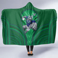 New Zealand Warriors Rugby Mascot Hooded Blanket Australian Rugby Culture - Tribal Inspired Warrior