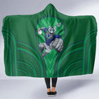 New Zealand Warriors Rugby Mascot Hooded Blanket Australian Rugby Culture - Tribal Inspired Warrior