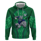 New Zealand Warriors Rugby Mascot Hoodie Australian Rugby Culture - Tribal Inspired Warrior
