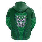 New Zealand Warriors Rugby Mascot Hoodie Australian Rugby Culture - Tribal Inspired Warrior
