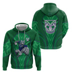 New Zealand Warriors Rugby Mascot Hoodie Australian Rugby Culture - Tribal Inspired Warrior