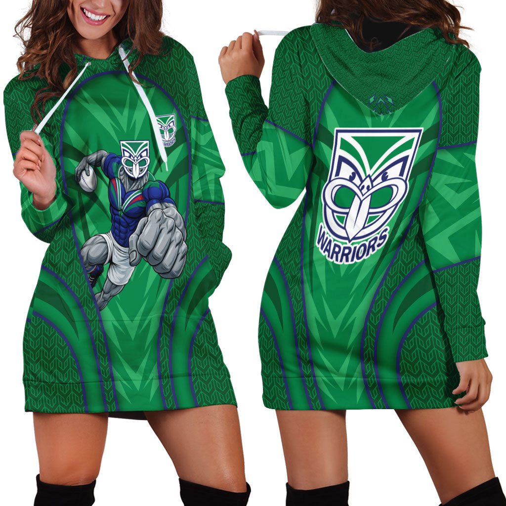 New Zealand Warriors Rugby Mascot Hoodie Dress Australian Rugby Culture - Tribal Inspired Warrior
