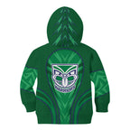 New Zealand Warriors Rugby Mascot Kid Hoodie Australian Rugby Culture - Tribal Inspired Warrior