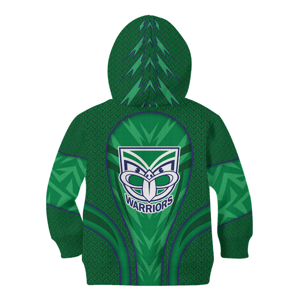 New Zealand Warriors Rugby Mascot Kid Hoodie Australian Rugby Culture - Tribal Inspired Warrior