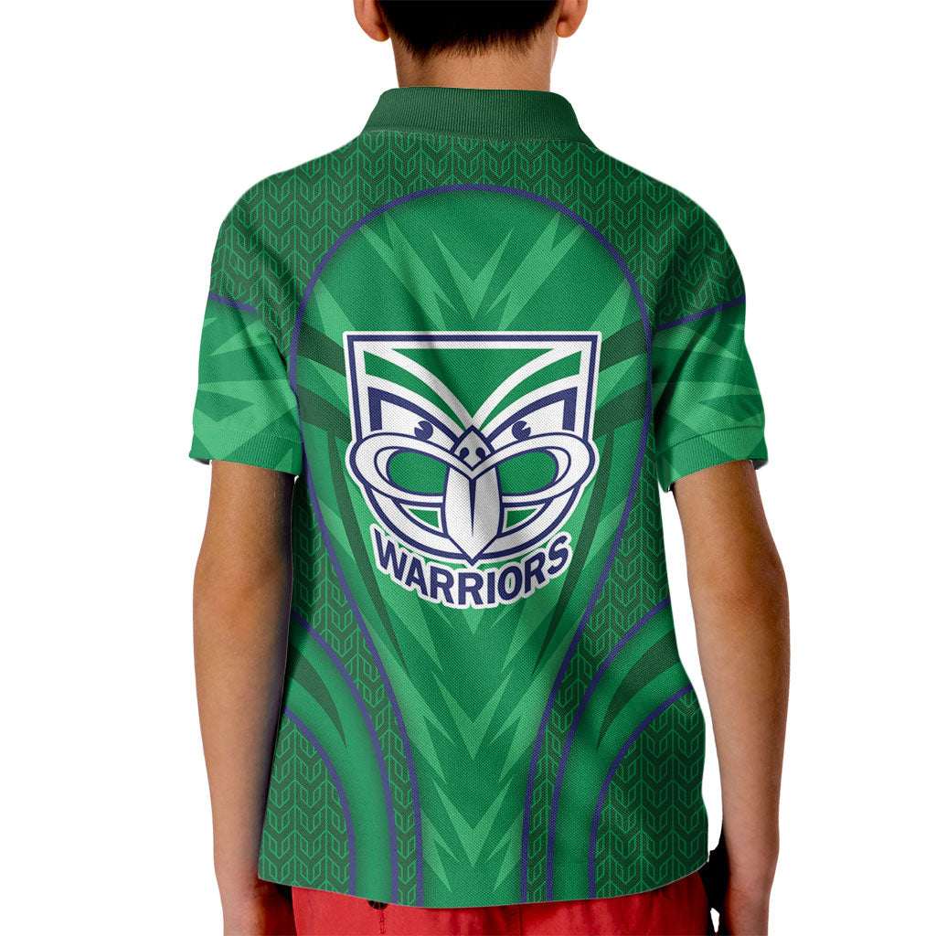 New Zealand Warriors Rugby Mascot Kid Polo Shirt Australian Rugby Culture - Tribal Inspired Warrior