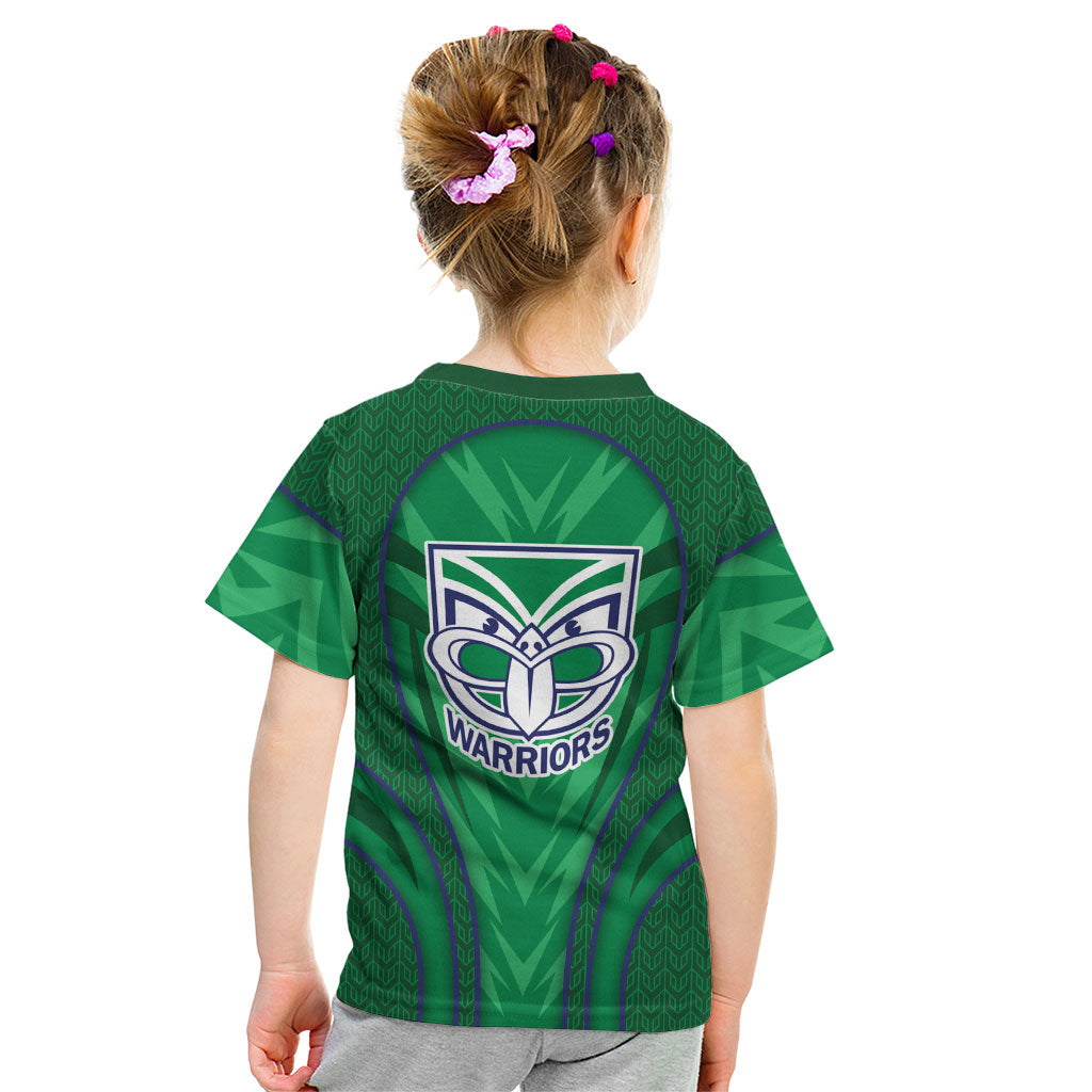New Zealand Warriors Rugby Mascot Kid T Shirt Australian Rugby Culture - Tribal Inspired Warrior