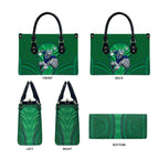 New Zealand Warriors Rugby Mascot Leather Bag Australian Rugby Culture - Tribal Inspired Warrior