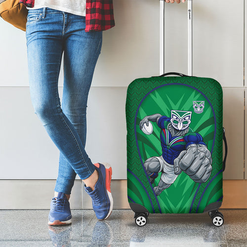 New Zealand Warriors Rugby Mascot Luggage Cover Australian Rugby Culture - Tribal Inspired Warrior