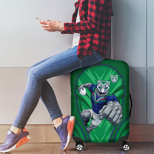 New Zealand Warriors Rugby Mascot Luggage Cover Australian Rugby Culture - Tribal Inspired Warrior