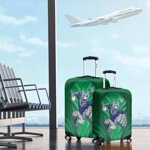 New Zealand Warriors Rugby Mascot Luggage Cover Australian Rugby Culture - Tribal Inspired Warrior