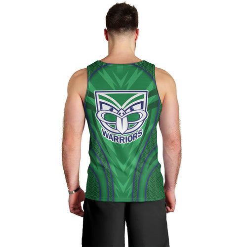 New Zealand Warriors Rugby Mascot Men Tank Top Australian Rugby Culture - Tribal Inspired Warrior