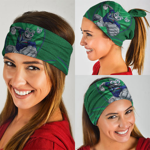 New Zealand Warriors Rugby Mascot Neck Gaiter Australian Rugby Culture - Tribal Inspired Warrior