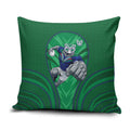 New Zealand Warriors Rugby Mascot Pillow Cover Australian Rugby Culture - Tribal Inspired Warrior