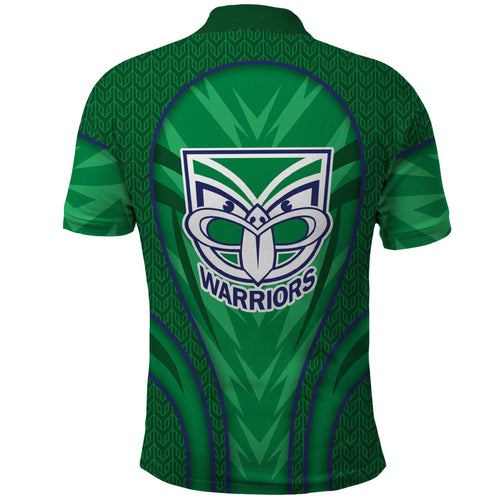 New Zealand Warriors Rugby Mascot Polo Shirt Australian Rugby Culture - Tribal Inspired Warrior