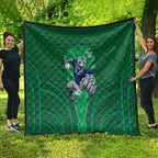 New Zealand Warriors Rugby Mascot Quilt Australian Rugby Culture - Tribal Inspired Warrior
