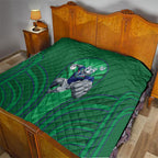 New Zealand Warriors Rugby Mascot Quilt Australian Rugby Culture - Tribal Inspired Warrior