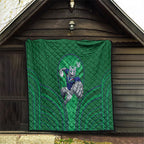 New Zealand Warriors Rugby Mascot Quilt Australian Rugby Culture - Tribal Inspired Warrior