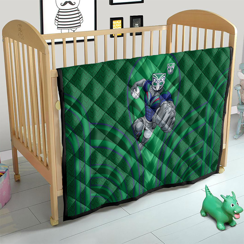 New Zealand Warriors Rugby Mascot Quilt Australian Rugby Culture - Tribal Inspired Warrior