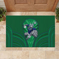 New Zealand Warriors Rugby Mascot Rubber Doormat Australian Rugby Culture - Tribal Inspired Warrior