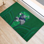 New Zealand Warriors Rugby Mascot Rubber Doormat Australian Rugby Culture - Tribal Inspired Warrior