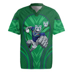 New Zealand Warriors Rugby Mascot Rugby Jersey Australian Rugby Culture - Tribal Inspired Warrior