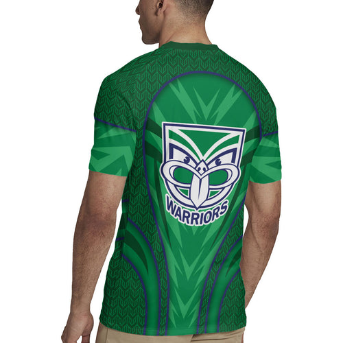New Zealand Warriors Rugby Mascot Rugby Jersey Australian Rugby Culture - Tribal Inspired Warrior