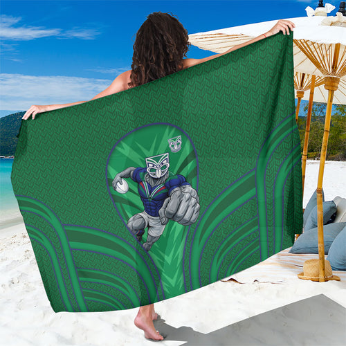 New Zealand Warriors Rugby Mascot Sarong Australian Rugby Culture - Tribal Inspired Warrior