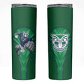 New Zealand Warriors Rugby Mascot Skinny Tumbler Australian Rugby Culture - Tribal Inspired Warrior