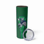 New Zealand Warriors Rugby Mascot Skinny Tumbler Australian Rugby Culture - Tribal Inspired Warrior