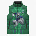 New Zealand Warriors Rugby Mascot Sleeveless Puffer Jacket Australian Rugby Culture - Tribal Inspired Warrior