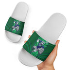 New Zealand Warriors Rugby Mascot Slide Sandals Australian Rugby Culture - Tribal Inspired Warrior