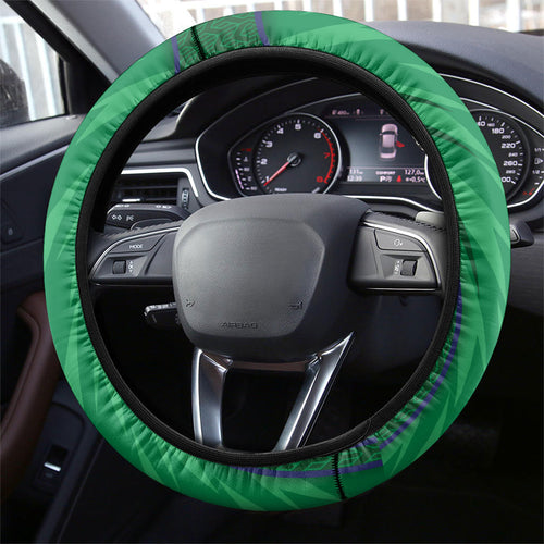 New Zealand Warriors Rugby Mascot Steering Wheel Cover Australian Rugby Culture - Tribal Inspired Warrior