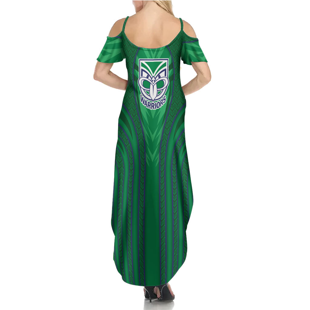 New Zealand Warriors Rugby Mascot Summer Maxi Dress Australian Rugby Culture - Tribal Inspired Warrior