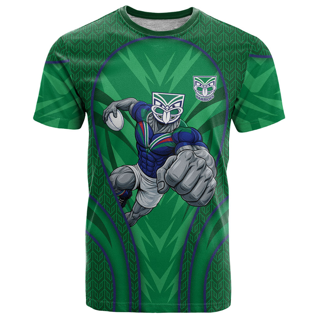 New Zealand Warriors Rugby Mascot T Shirt Australian Rugby Culture - Tribal Inspired Warrior