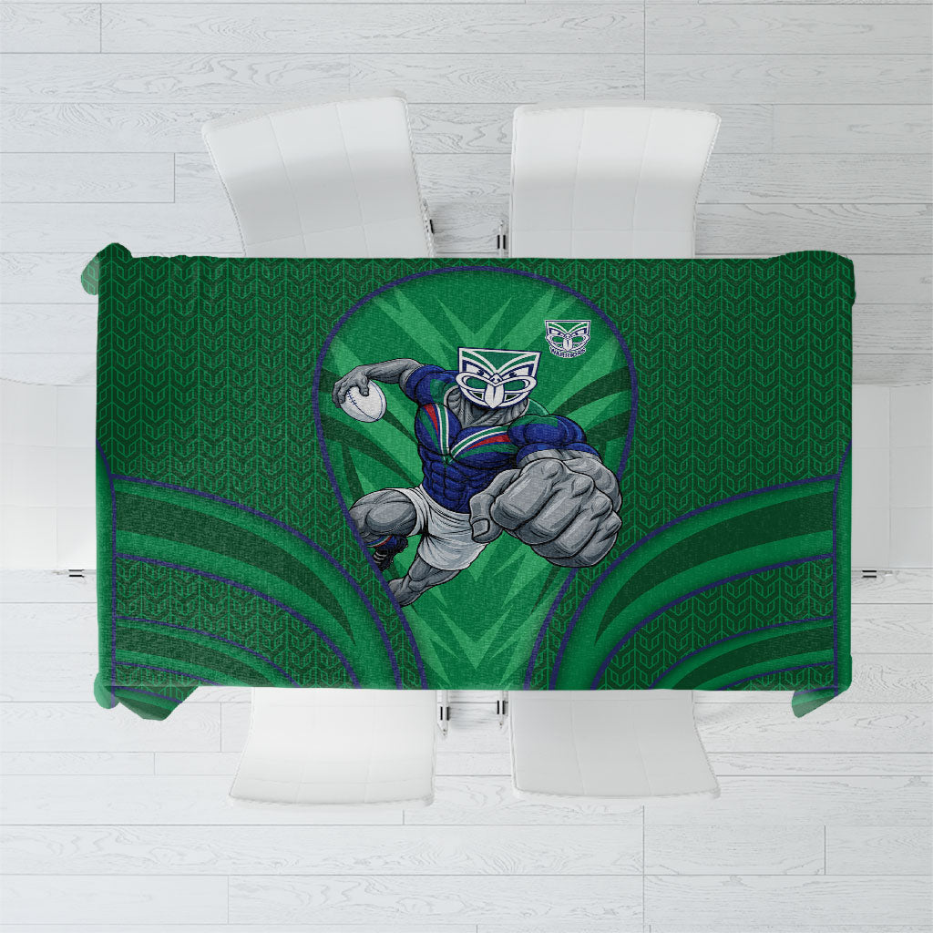 New Zealand Warriors Rugby Mascot Tablecloth Australian Rugby Culture - Tribal Inspired Warrior