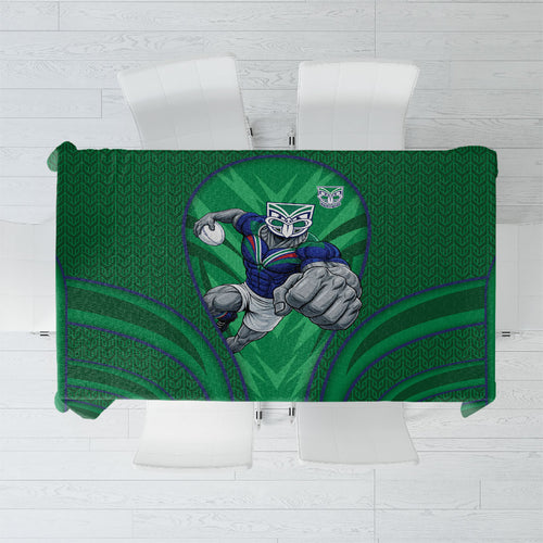 New Zealand Warriors Rugby Mascot Tablecloth Australian Rugby Culture - Tribal Inspired Warrior
