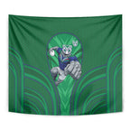 New Zealand Warriors Rugby Mascot Tapestry Australian Rugby Culture - Tribal Inspired Warrior