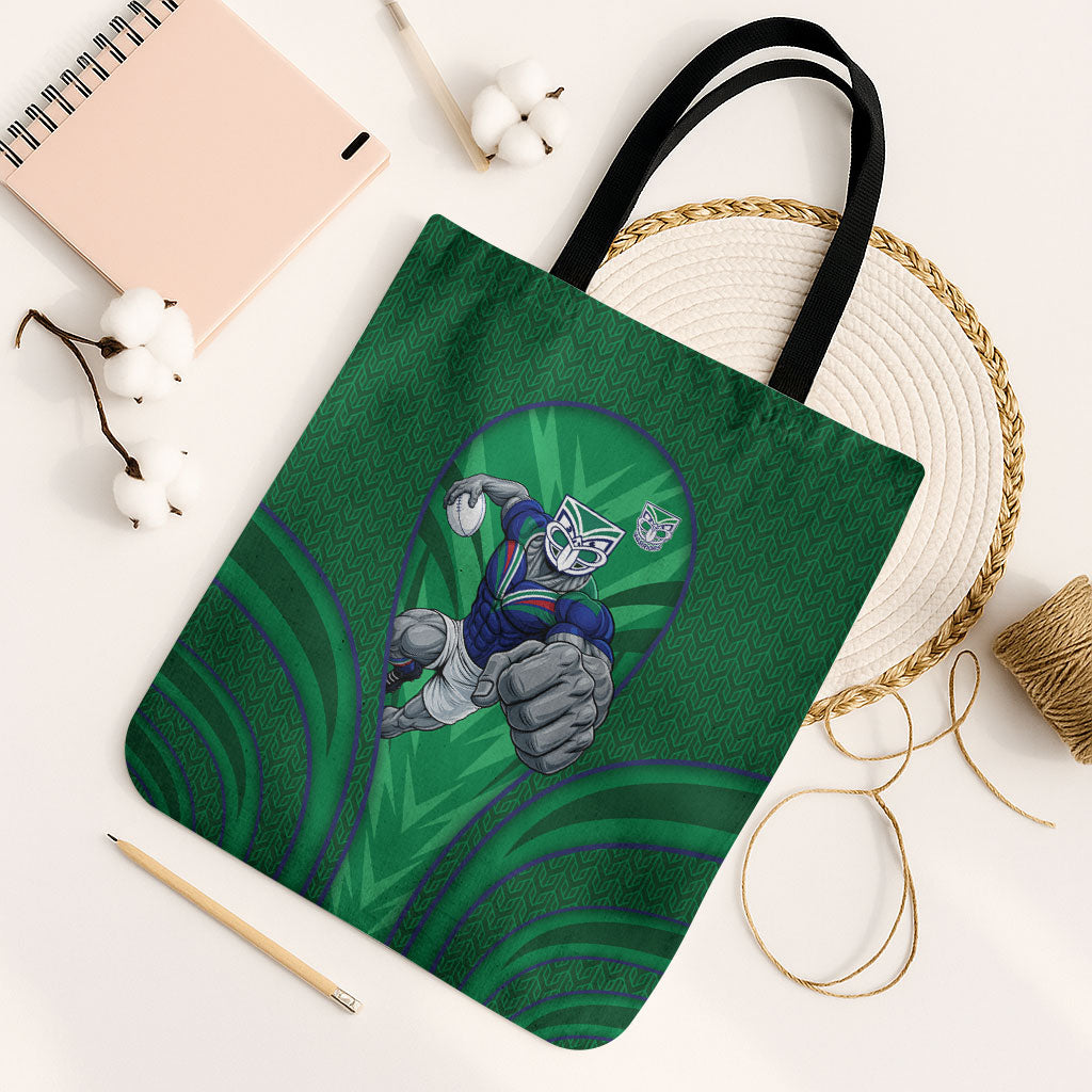 New Zealand Warriors Rugby Mascot Tote Bag Australian Rugby Culture - Tribal Inspired Warrior