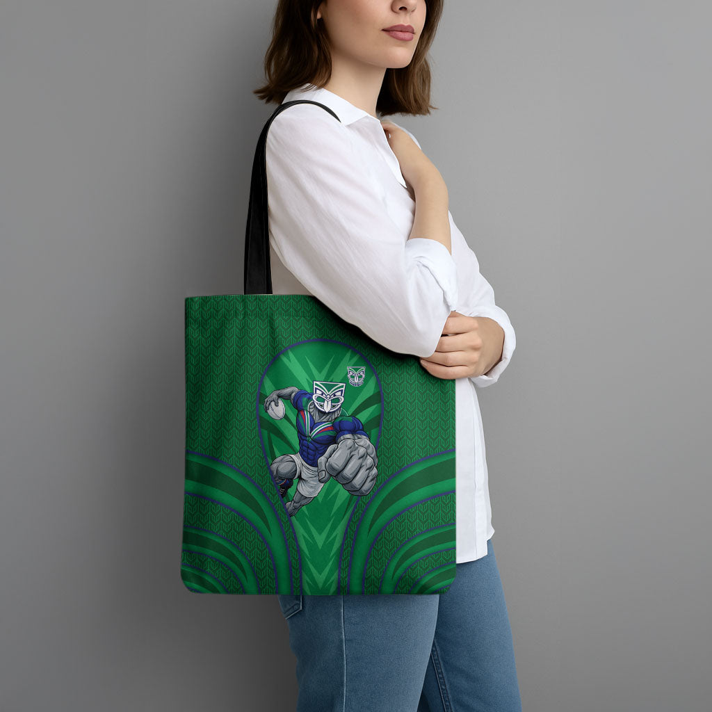 New Zealand Warriors Rugby Mascot Tote Bag Australian Rugby Culture - Tribal Inspired Warrior