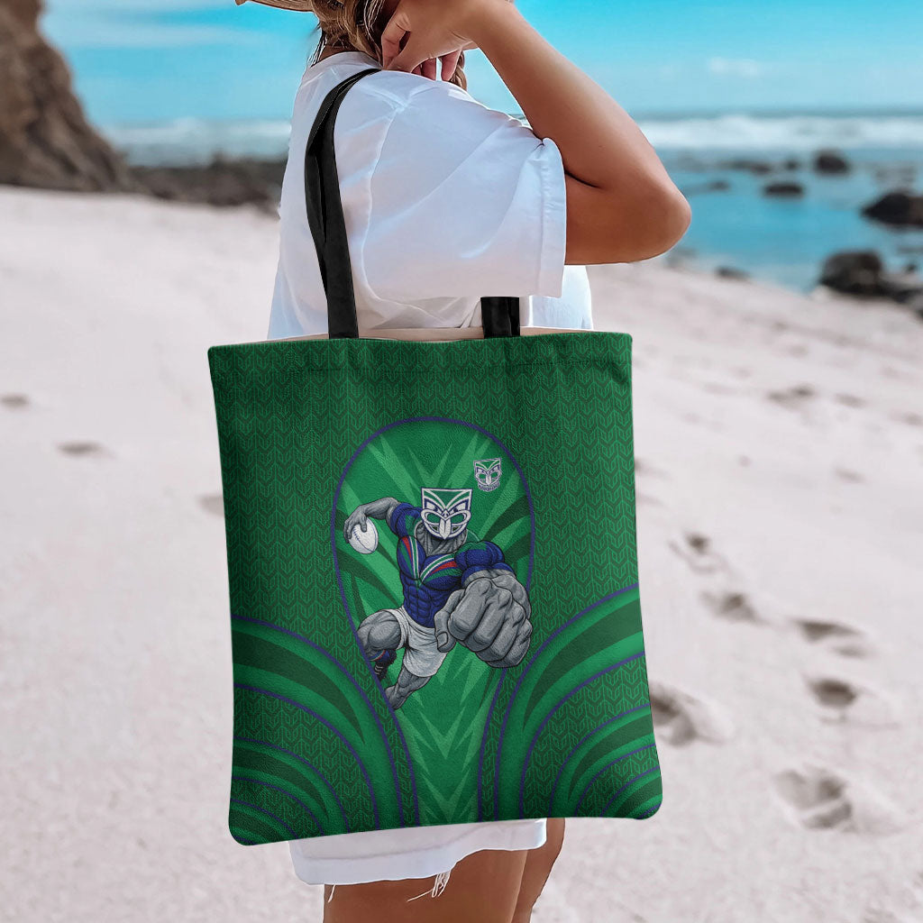 New Zealand Warriors Rugby Mascot Tote Bag Australian Rugby Culture - Tribal Inspired Warrior