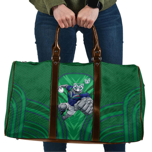 New Zealand Warriors Rugby Mascot Travel Bag Australian Rugby Culture - Tribal Inspired Warrior