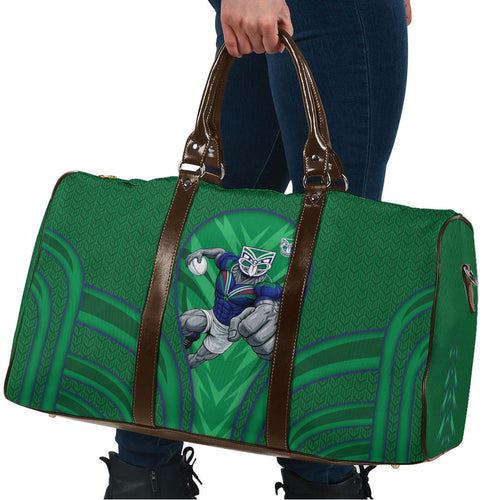 New Zealand Warriors Rugby Mascot Travel Bag Australian Rugby Culture - Tribal Inspired Warrior