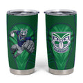 New Zealand Warriors Rugby Mascot Tumbler Cup Australian Rugby Culture - Tribal Inspired Warrior