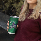New Zealand Warriors Rugby Mascot Tumbler Cup Australian Rugby Culture - Tribal Inspired Warrior