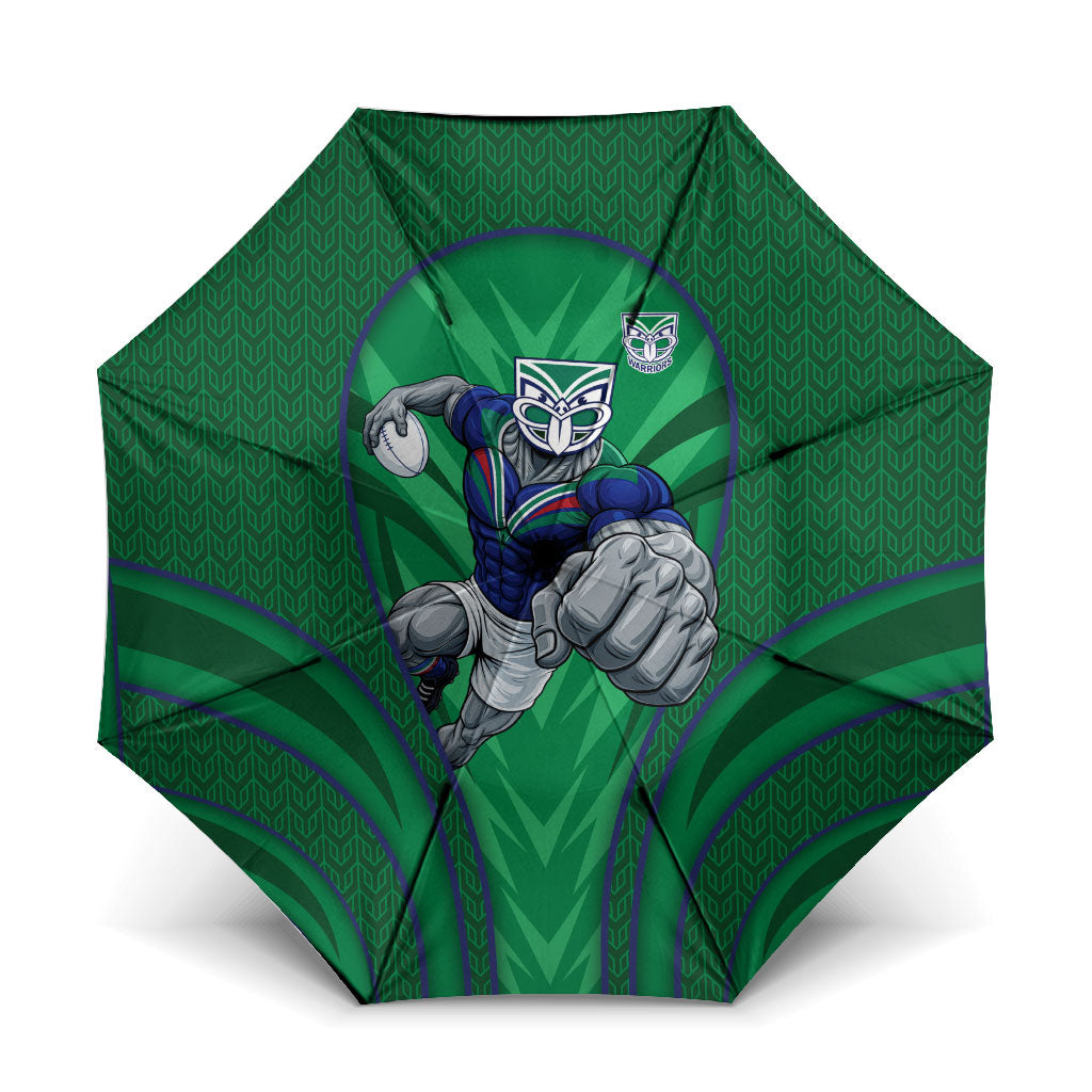 New Zealand Warriors Rugby Mascot Umbrella Australian Rugby Culture - Tribal Inspired Warrior