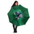 New Zealand Warriors Rugby Mascot Umbrella Australian Rugby Culture - Tribal Inspired Warrior