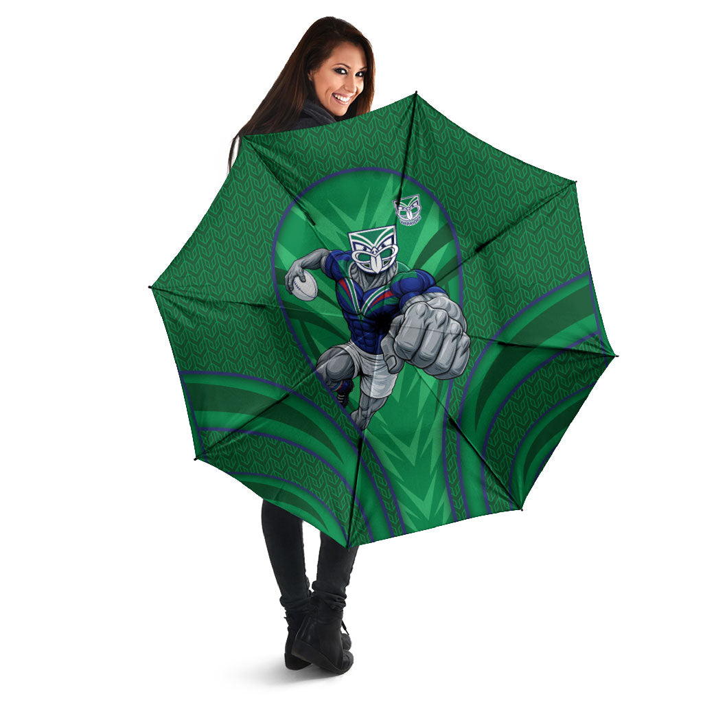 New Zealand Warriors Rugby Mascot Umbrella Australian Rugby Culture - Tribal Inspired Warrior