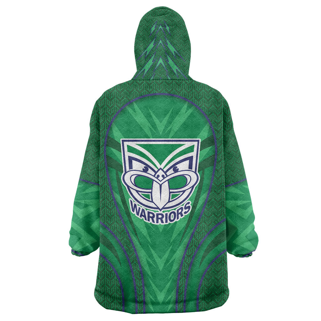 New Zealand Warriors Rugby Mascot Wearable Blanket Hoodie Australian Rugby Culture - Tribal Inspired Warrior