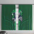 New Zealand Warriors Rugby Mascot Window Curtain Australian Rugby Culture - Tribal Inspired Warrior